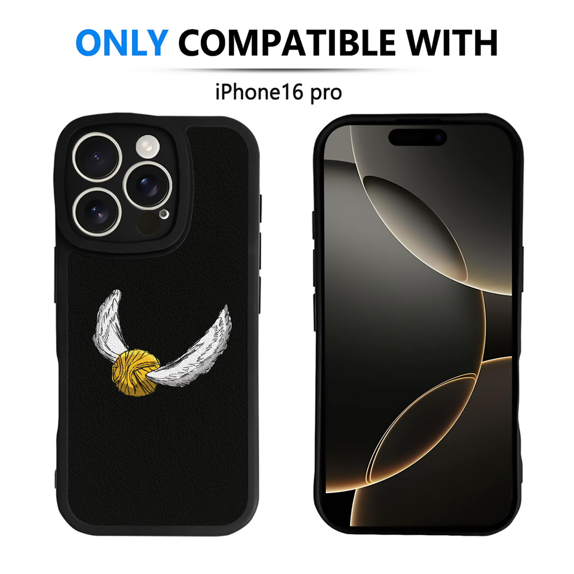 （画像用） Harry Potter ハリー・ポッターシリーズ 【iPhone 16シリーズ対応】シリコンスマホケース（レザー調） 材質：シリコン